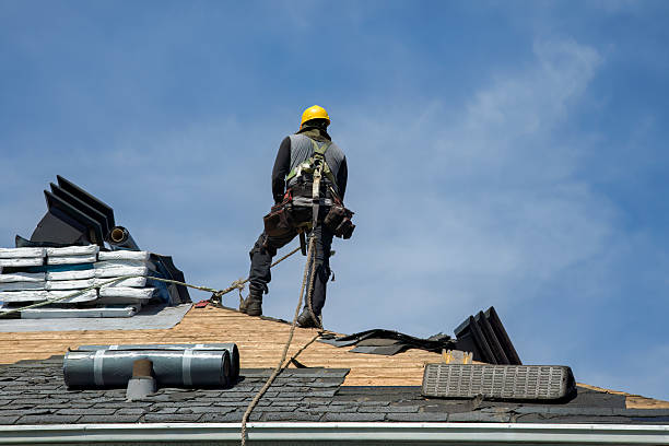 Professional Roof Installation technician working in Caledonia, IL